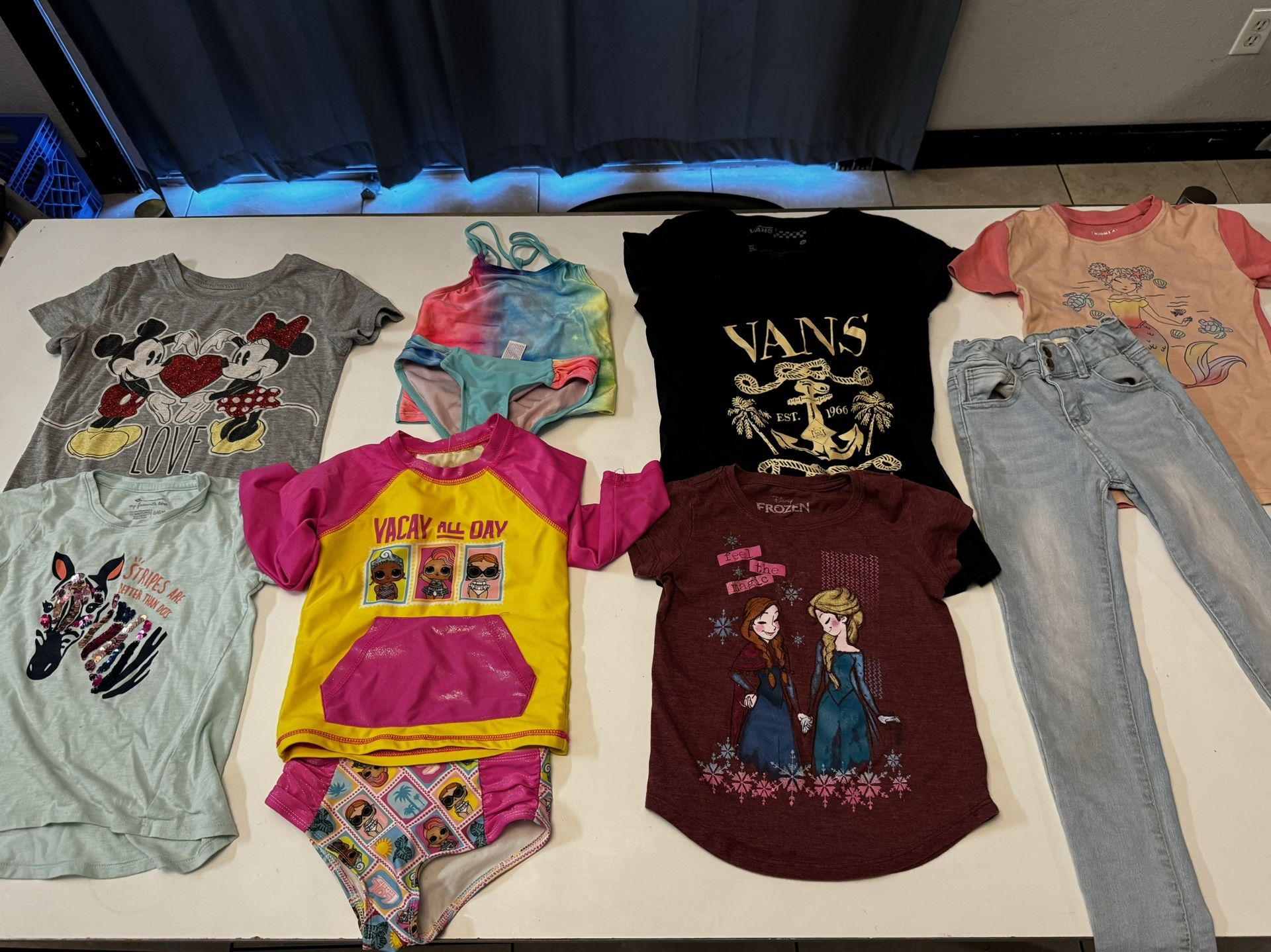 Girl clothes & Bathing Suits Size 6