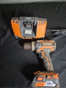 Rigid Cordless Drill Battery 20V and Charger