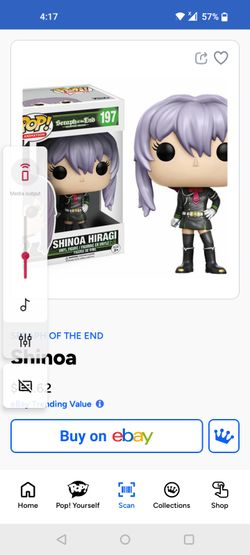 Pop figure funko shinoa hiragi