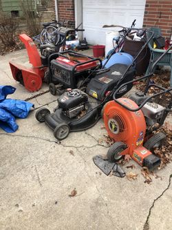 Lawn And Garden Equipment /snow Blower/ Leaf Blower / Lawn Mower / Generator.