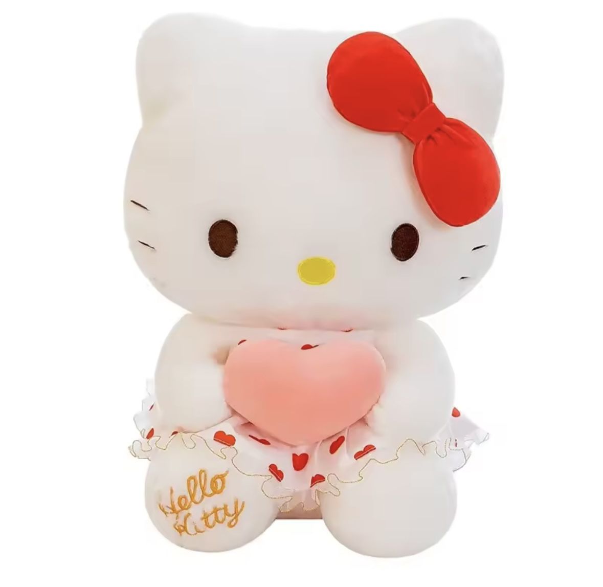 Hello Kitty Heart Plushie 35cm!