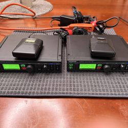 2 Shure PSM 900 Personal Monitor System Wireless P9TRA+ G7 Transmitter & Receiver