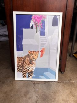 Leopard Picture In Frame