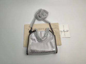 Stella McCartney Falabella Tiny Vegetarian Brushed-leather Shoulder Bag