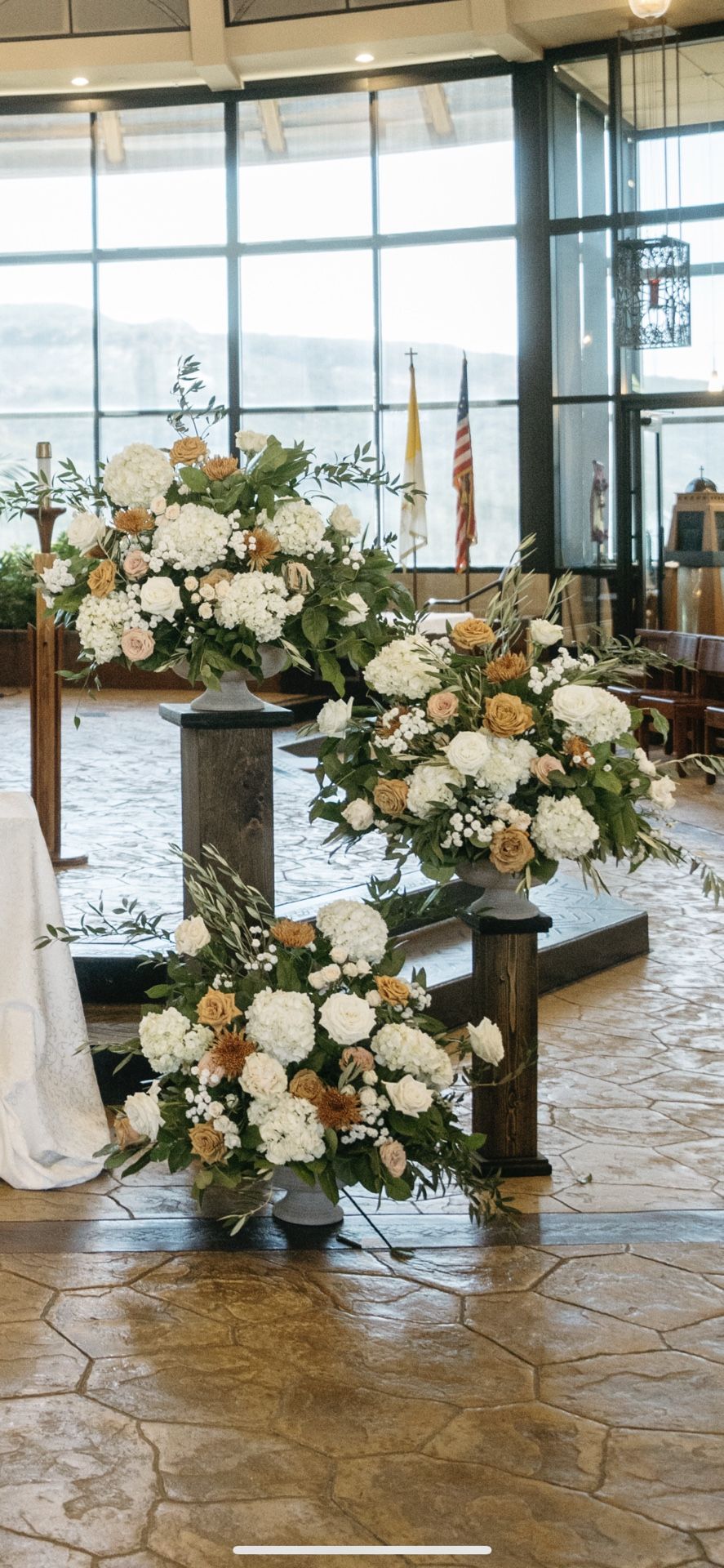Pillars (for flowers, wedding decor, home decor)