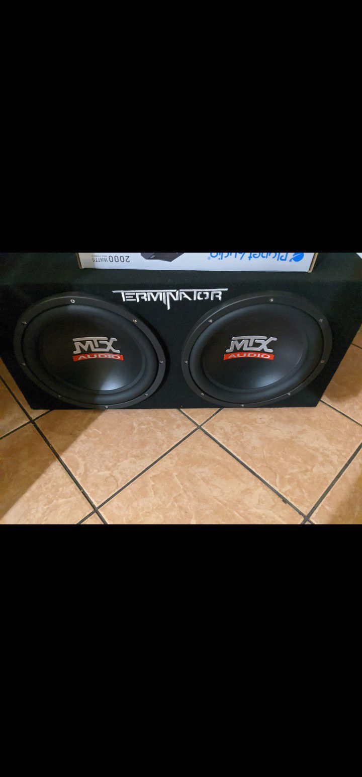 2 12" brand New Mtx Subwoofers