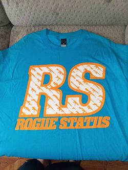 Rogue status tee shirt size xl blue