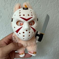 Jason Mask & Prop Costume For Labubu 