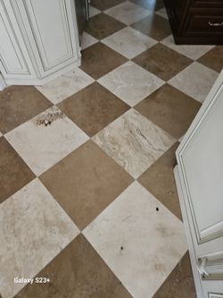 18" X 18" Travertine, 2 Colors