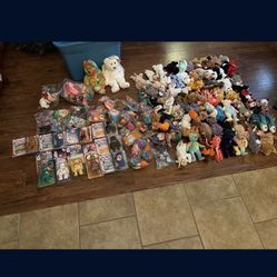 Large beanie baby collection