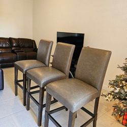 3-set Of Counter Chairs