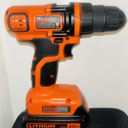 BLACK+DECK 12V Cordless Drill~ needs new charger 