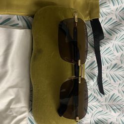 Gucci 1221s Gold Brown Made In Japan 