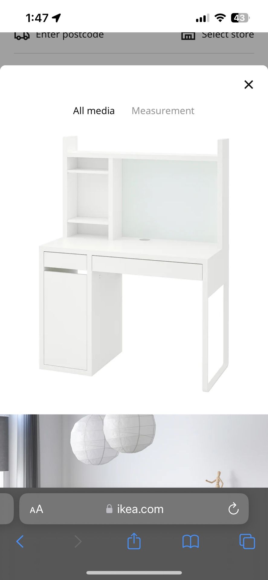 IKEA Micke Desk