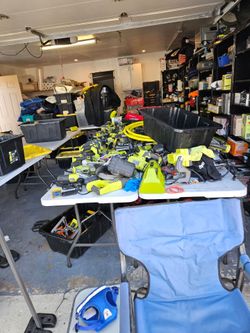 Tools toys. Plush. Clothes sat and Sunday