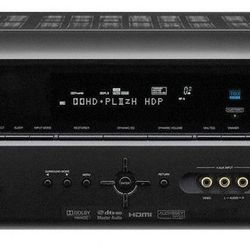 Denon A/V Receiver.  5.1-Ch  Surround Receiver. HDMI, Bluetooth, Radio, Remote control.