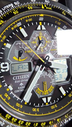 **Brand New**CITIZEN Promaster Skyhawk A-T Chronograph GMT World Time Watch