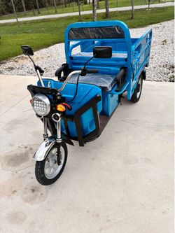 Like-New IRET13 Electric Utility Trike with Dump Bed