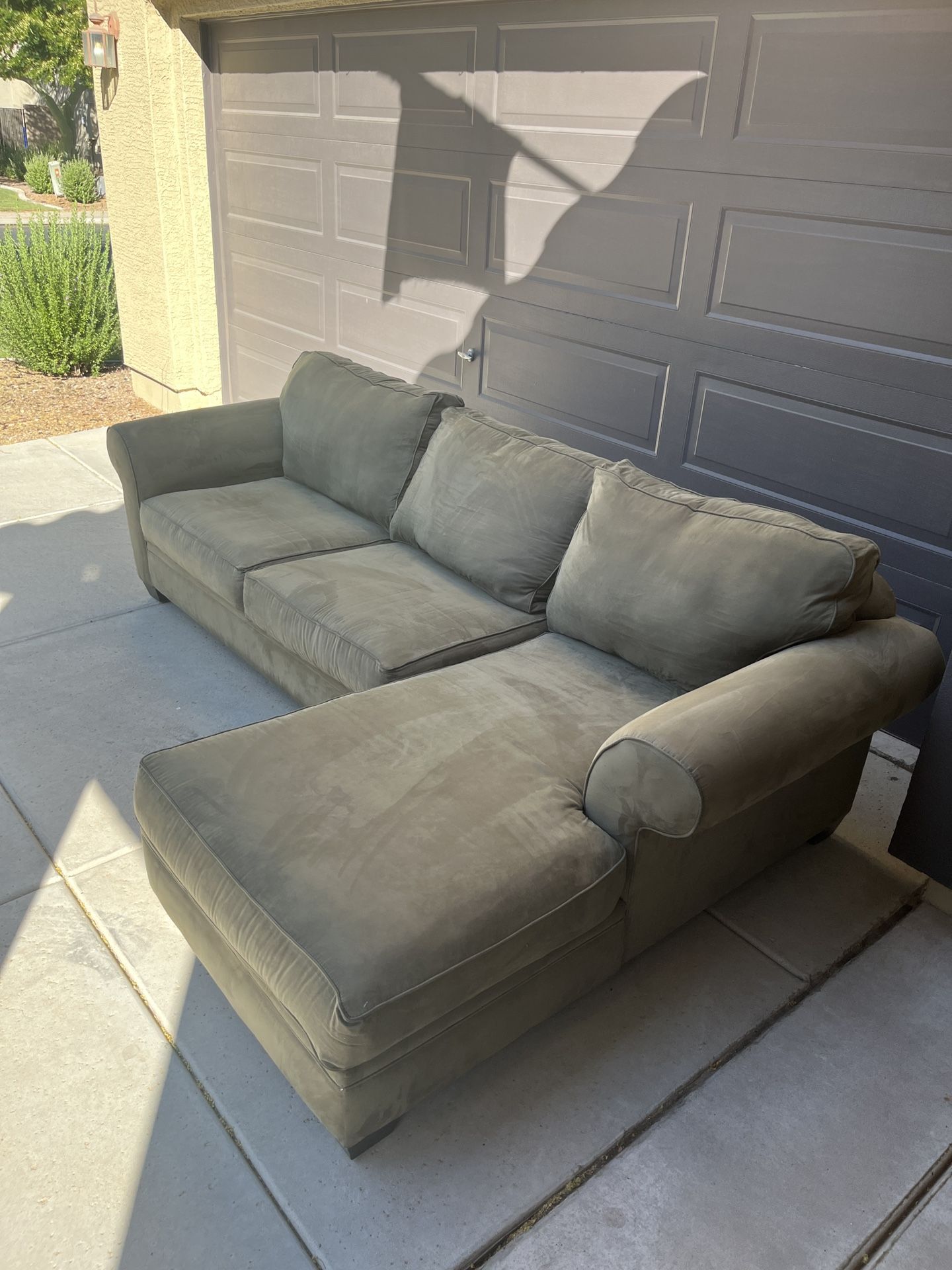 Chaise couch, Sage Green