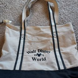 Super COOL Walt DISNEY WORLD 1971 LARGE TOTE BAG LIKE NEW MAKE OFFER