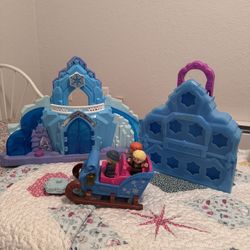 Fisher-Price Little People Disney Frozen Castle & Sleigh Set