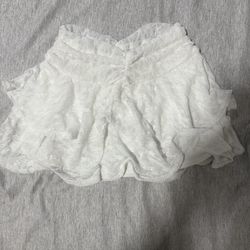 White Mini Skirt 