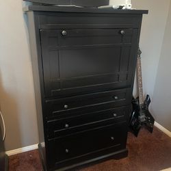 Armoire Desk Combo ( Black ) 