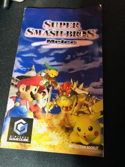 Smash Bros GameCube Manual Only