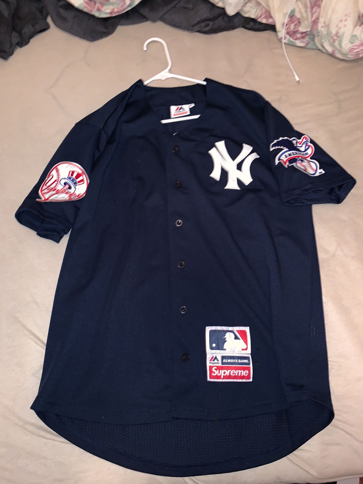 Supreme New York Yankees Jersey for Sale in Bloomington, CA - OfferUp