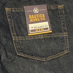 Nautica jean Relaxed Fit and Levi Signature Strauss Relaxed Fit Men’s 36 /30 NEW