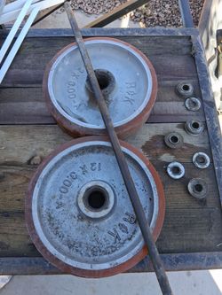 R&K Industrial Polyurethane Wheels with Axle