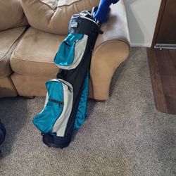Pinewood Golf Clubs with Golf Bag