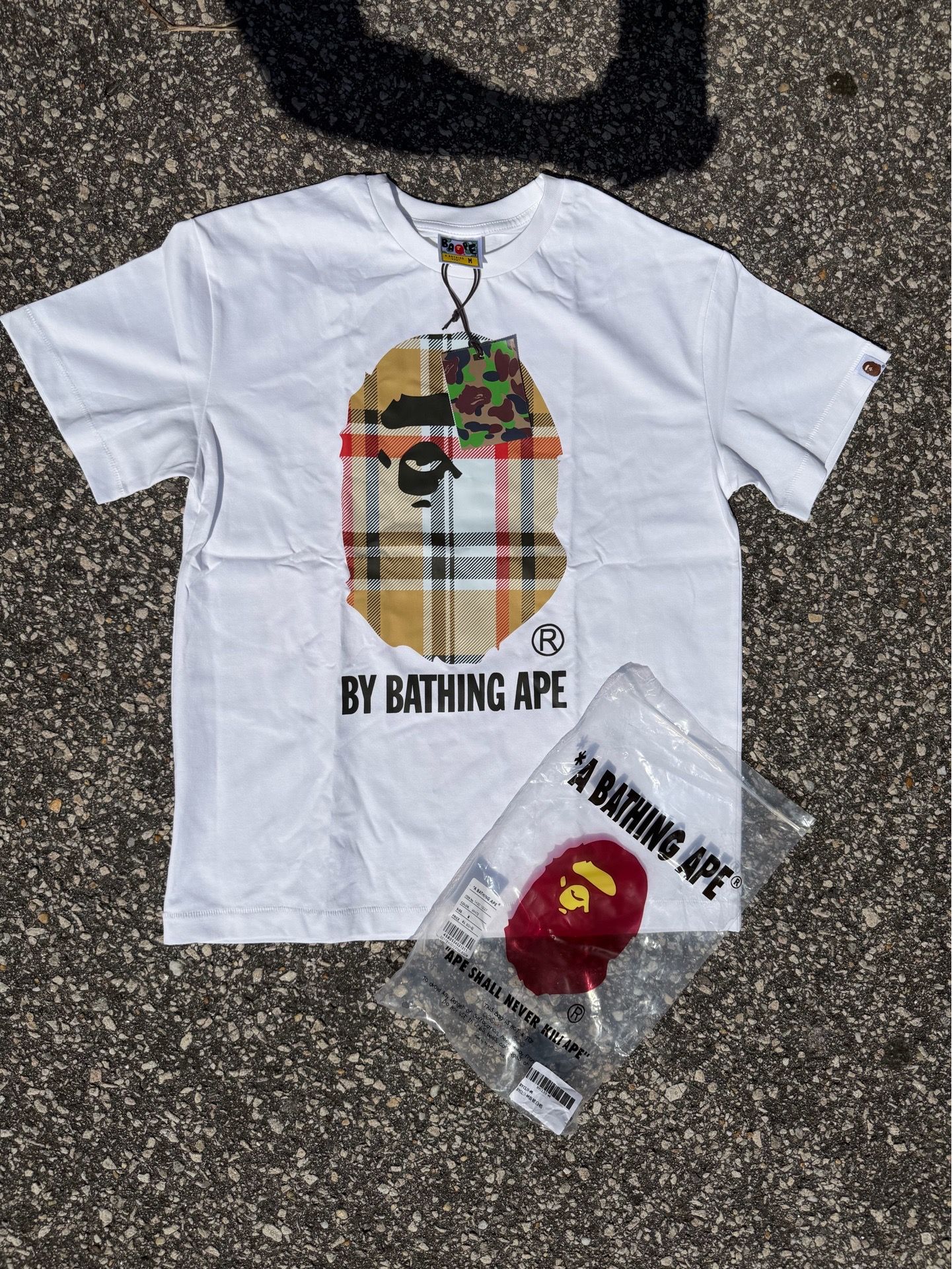 White Bape Tee