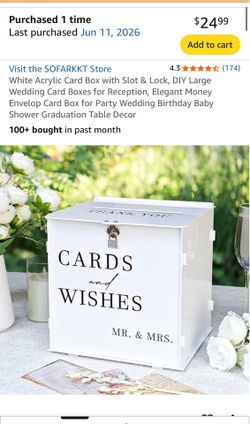 Card Box - marriage