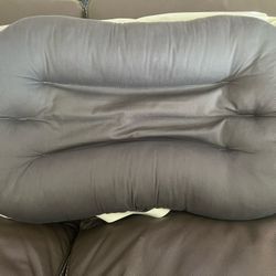 Snuggle me Lounger Baby Organic Grey