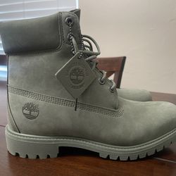 New Timberland Boots (faded Green)