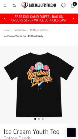 Baseball lifestyle t shirt