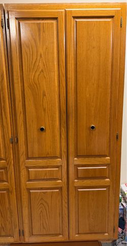 Oak Kitchen Storage Cabinet