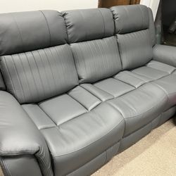 Recliner Leather Sofa 