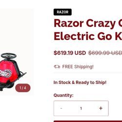 Razor crazy cart