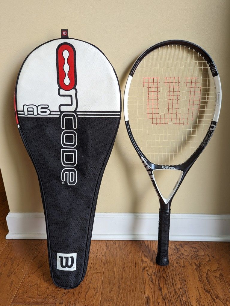 Wilson Tennis Racket Model n code N6 Like New Condition Comes With Carrying Bag Lightweight Graphite Materials With Nanotechnology