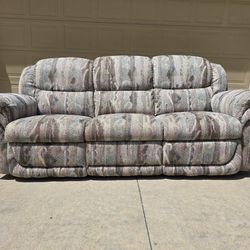 Vintage Style Reclining Sofa- Delivery Available 