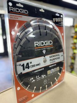 RIDGID 14-INCH GENERAL PURPOSE DIAMOND BLADES NEW