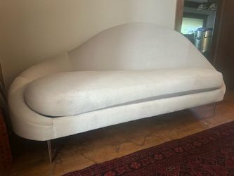 Like New Shine by S.H.O Curved Velvet Sofa