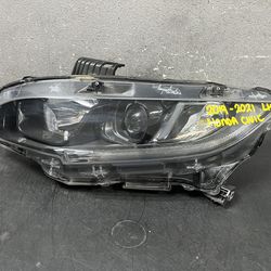 2019-2020-2021 HONDA CIVIC LEFT HEADLIGHT OEM USED #9321