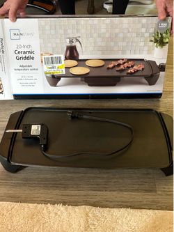 New Large Size Electric Griddle!