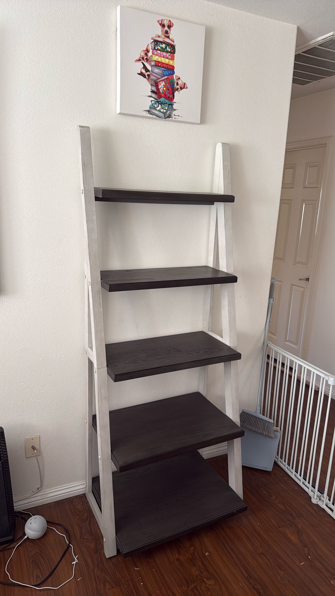 Five Shelf Ladder Style Shelving