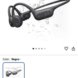 PSIER Bone Conduction Headphones, IPX8 Waterproof for Swimming, Open-Ear Headphones with MP3 Mode, 32GB Memory, Up to 8 Hours Playback, Bluetooth 5.4,