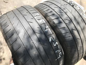 I have two tires in good condition 255 35 19