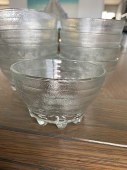 9 Small Glass Bowls